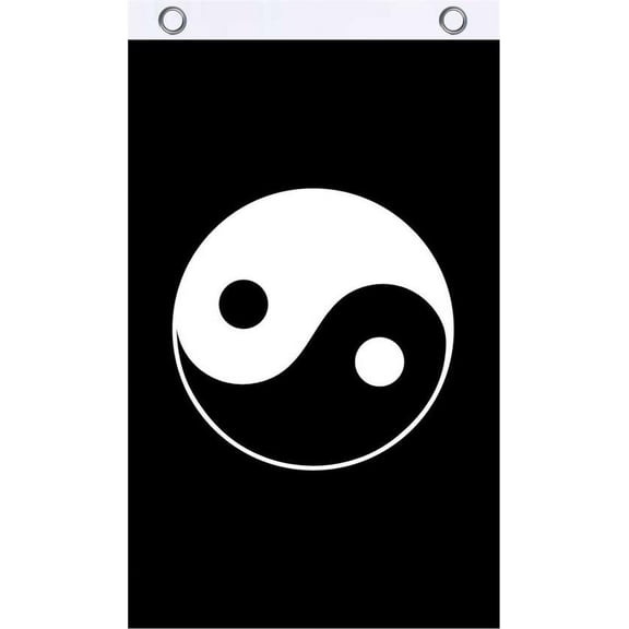 Ying Yang Fly Flag 3' x 5'