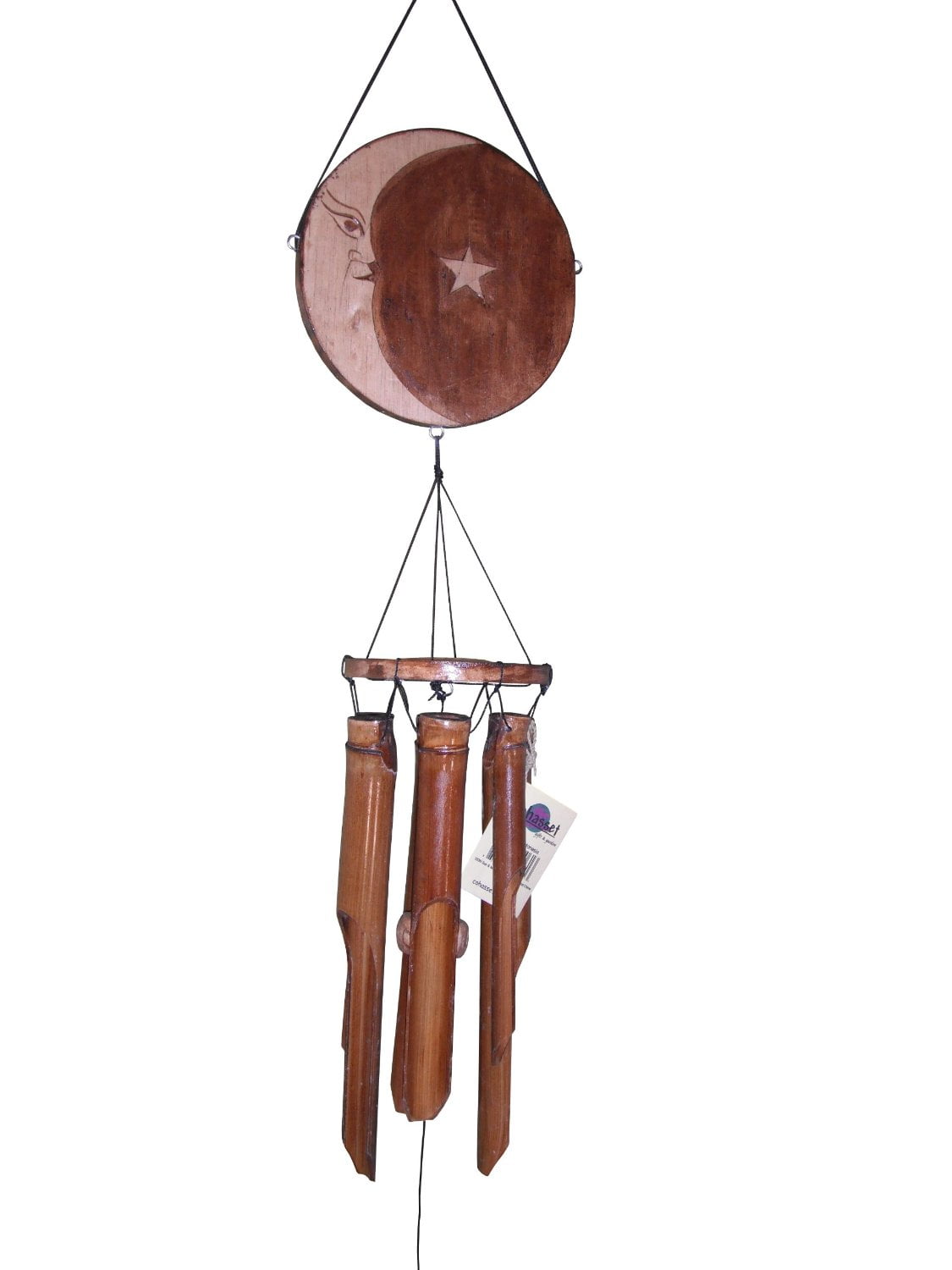 Cohasset Imports Natural Sun-Moon Wind Chime - CH103N