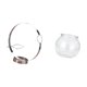 thumbnail image 5 of Elegante Organizador De Vino De Metal Y Florero Transparente Pequeño Para Pecera, Ideal Para Decoración De Mesa En Casa O Oficina Y Para Exhibir Botellas., 5 of 8
