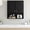 Black, variant on Spaco Beige Fluted Bathroom Wall Cabinet, Open Shelf & Waterproof Surface