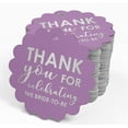 thumbnail image 4 of Inkdotpot Silver Foil Paper Hang Tags Thank You Celebrating The Bride To Be Bridal Shower Favor Tags 50 Pieces, 4 of 6