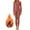 Pink, variant on Tweang Thermal Sets for Women Thermals for Women Cold Weather Clothes for Women Under Clothes Warm Under Clothes for Women Thermal Underwear Set Black L-4XL