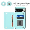 thumbnail image 5 of Compatible for Google Pixel 9 Pro XL Wallet Case with Card Holder, PU Leather Flip Kickstand Card Slots Purse Case, Double Magnetic Clasp Durable Shockproof Cover for Google Pixel 9 Pro XL, Mint, 5 of 8