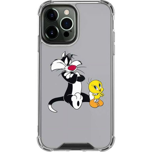 Skinit Cartoons Sylvester Tweety Bird Crossed Arms iPhone 13 Pro Max Clear Case
