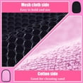 thumbnail image 3 of Manopla Skylety Sand Wipe Off de 2 piezas para viajes a la playa, color rosa, 3 of 7