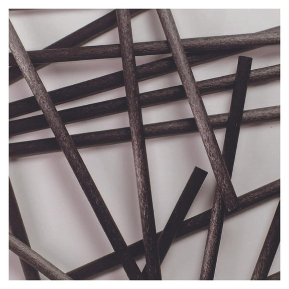 Box of 2000 Black Agave Fiber Straws Individually Wrapped Alternative to Plastic Paper Straws, Plant Based (Agave 8-inch)