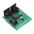 thumbnail image 4 of MIDI Adapter Board, MIDI Shield Serial To MIDI Module 24Pin RUN PGM Switch MIDI Connectors MIDI Shield Breakout Board For R3 AVI PIC Digital Interface Adapter, 4 of 8