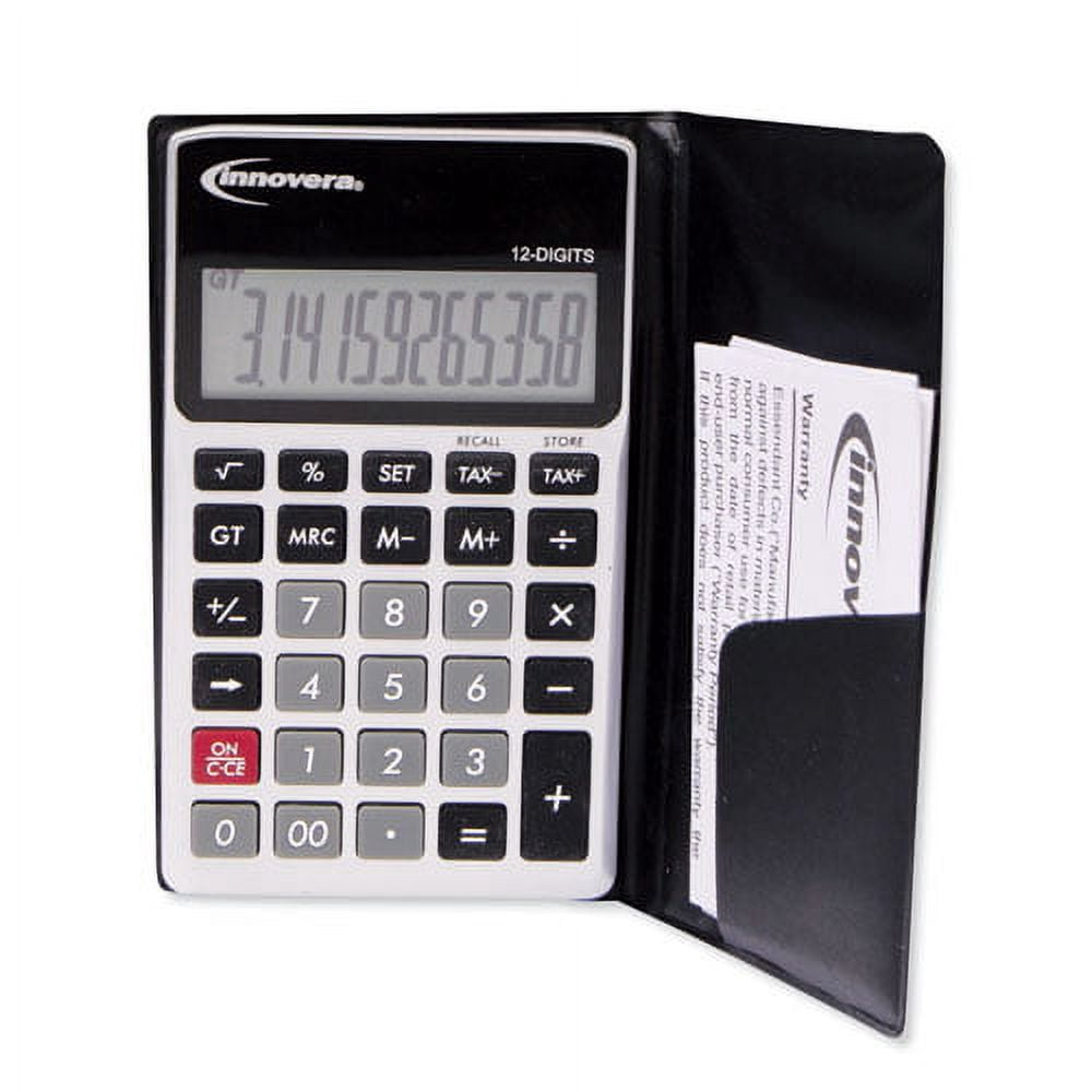 15922 Pocket Calculator, 12-Digit LCD | Bundle of 10 Each