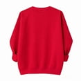thumbnail image 4 of NexTorq Love Sweatshirt - Womens Valentines Sweatshirt Love Heart Graphic Pullover Cute Casual Long Sleeve Crewneck Holiday Party Tops H7-Red L, 4 of 5