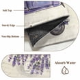 thumbnail image 6 of Spring Floral Round Area Rug 3Ft Washable Small Circle Rugs for Kitchen Entryway, Purple Lavender Truck Flowers Botanical Beige Non-Slip Carpet Floor Mats Indoor Outdoor Carpet Runner Home Decor, 6 of 8