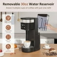 thumbnail image 4 of Sunvivi Single Serve Coffee Maker, K Cup Coffee Maker for Pods & Ground Coffee, 30oz Reservoir, 4 of 10