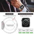 thumbnail image 6 of ZYX Heavy Duty Stainless Steel Band for Apple Watch, Men's Solid Metal Business Strap, Slive Gold, 38mm/40mm/41mm/42mm(series 11 10), 6 of 6