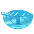 thumbnail image 2 of Tamiz de drenaje de arroz de plástico Escurridor de lavado de verduras Placa de filtro (Azul) Ehuebsd Libre de BPA, 2 of 7