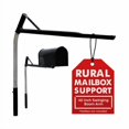 thumbnail image 2 of Mailbox Support Post with Swinging Boom Arm, No Dig Mailbox Post, Galvanized Steel Post, Ideal for Both Rural and Residential, for All Mailbox Types, Mailbox Sold Separately, 40 in, 2 of 6