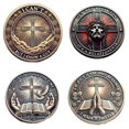 thumbnail image 4 of I In God Prayer Commemorative Old Metal Collector Inspirational Amulet, 4 of 4