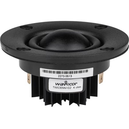 Wavecor 1" Silk Dome Tweeter with Heat Sink TW030WA02 4 Ohm