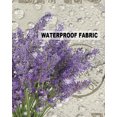 thumbnail image 5 of Pack of 2 Outdoor Pillow Covers, Purple Lavender Watering Can Vintage Postcard Waterproof Square Throw Pillowcase Cushion Decorative Pillow Covers for Couch Patio Tent, 18x18 in, 5 of 6