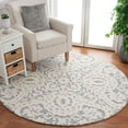 thumbnail image 2 of SAFAVIEH Metro Egbert Medallion Area Rug, Ivory/Grey, 6' x 6' Round, 2 of 8