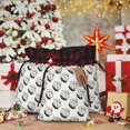 thumbnail image 6 of Rocae Cool Dog Print Christmas Drawstring Linen Gift Bag with Drawstrings Treat Bag Goody Present Bags for Christmas Party Favor, 6 of 8