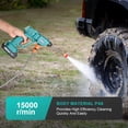 thumbnail image 4 of Cordless Pressure Washer Battery Powered Portable Handheld Power Washer Home Battery Pressure Washer for Car Floor Wall Fence Yard Cleaning Blue, 4 of 5