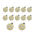 thumbnail image 1 of 12 Pcs Lumières de Rondelle G4 Ampoules LED Base à Goupille Latérale Ronde G4 5050 12SMD LED Lumière de Lecture Maison, Wa, 1 of 5