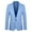 Light Blue, variant on Blazer for Men Business Casual Suit Jacket Regular Fit Lapel Daily Lightweight Sport Coats Blazers with Pocket
