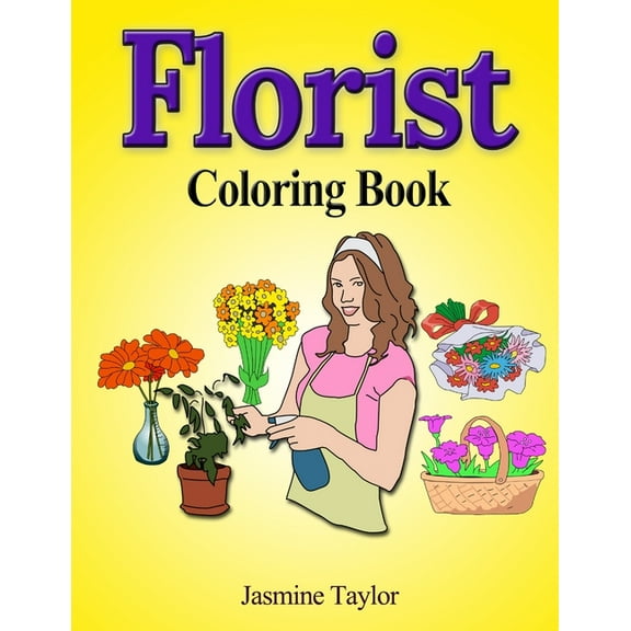 Florist Coloring Book, (Paperback)