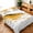 Yellow, variant on Twin Size 3 Pieces Duvet Cover Sets Country Sunflower Watercolor Bedding Set,Ultra Soft Comforter Cover with Decorative Pillow Shams,Luxury Quilt Covers for Bedroom Decor Black and White Stripe