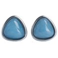thumbnail image 1 of Aretes Mujer LuckyLy Cuarzo Rosa Amatista Cuarzo Azul Acero Inoxidable Modelo Aline Azul UNITALLA, 1 of 8