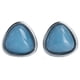 thumbnail image 1 of Aretes Mujer LuckyLy Cuarzo Rosa Amatista Cuarzo Azul Acero Inoxidable Modelo Aline Azul UNITALLA, 1 of 8