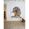 thumbnail image 6 of Marmont Hill Baseball Batter by J.F. Kernan Painting Print on Canvas, 6 of 7