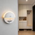 thumbnail image 1 of Lámpara de pared, luz nocturna, fácil instalación, regulable, con sensores de movimiento, luces LED para interiores, ideal para baño, armario, viajes Blanco, 1 of 8