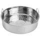 thumbnail image 3 of EeaseMX Cesta vaporera de 23 cm con asas de acero inoxidable, práctica rejilla para cocinar bollos gruesos, ideal para el hogar, la cocina y el restaurante (plateada)., 3 of 7