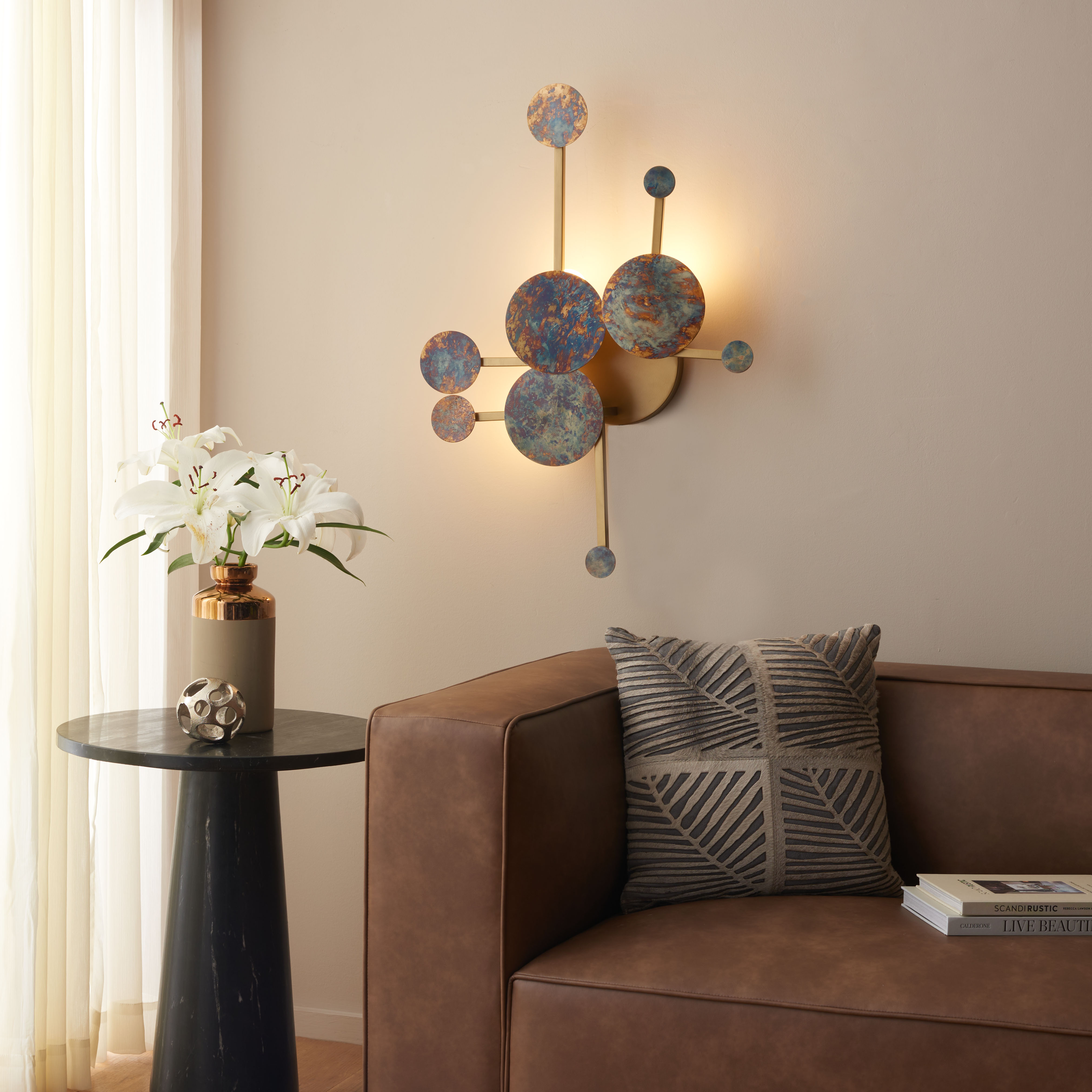 Safavieh Ralsei Modern Antique Brass Iron Wall Décor