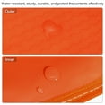 thumbnail image 5 of Uxcell A6 Document Pocket Storage Pouch Waterproof Zipper File Bags, Orange 5 Pack, 5 of 6