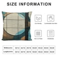 thumbnail image 5 of Shiartex Soft Atomic Inspired Throw Pillow Indoor Cover Pillow Case for Home Sofa 20x20in, 5 of 5