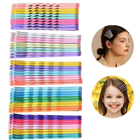 50PCS Girls Hair Pins Bobby pins Creative Colorful Lovely Kids Hair Clips Womens Hair Styling