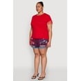 thumbnail image 4 of Womens Plus Size Fringe Trim Tee, 4 of 5