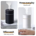 thumbnail image 4 of Yuarrent Humidificador portátil de gran capacidad de 300ml con alimentación USB para coche, difusor de aire de luz nocturna ajustable, Humidificadores, 4 of 6