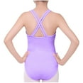 thumbnail image 3 of Generic Ballet Leotards for Girls Underwear V Neck Sleeveless Team Basic Dance Tank Top One-Piece Bodysuit for 3-14 Years, 3 of 5