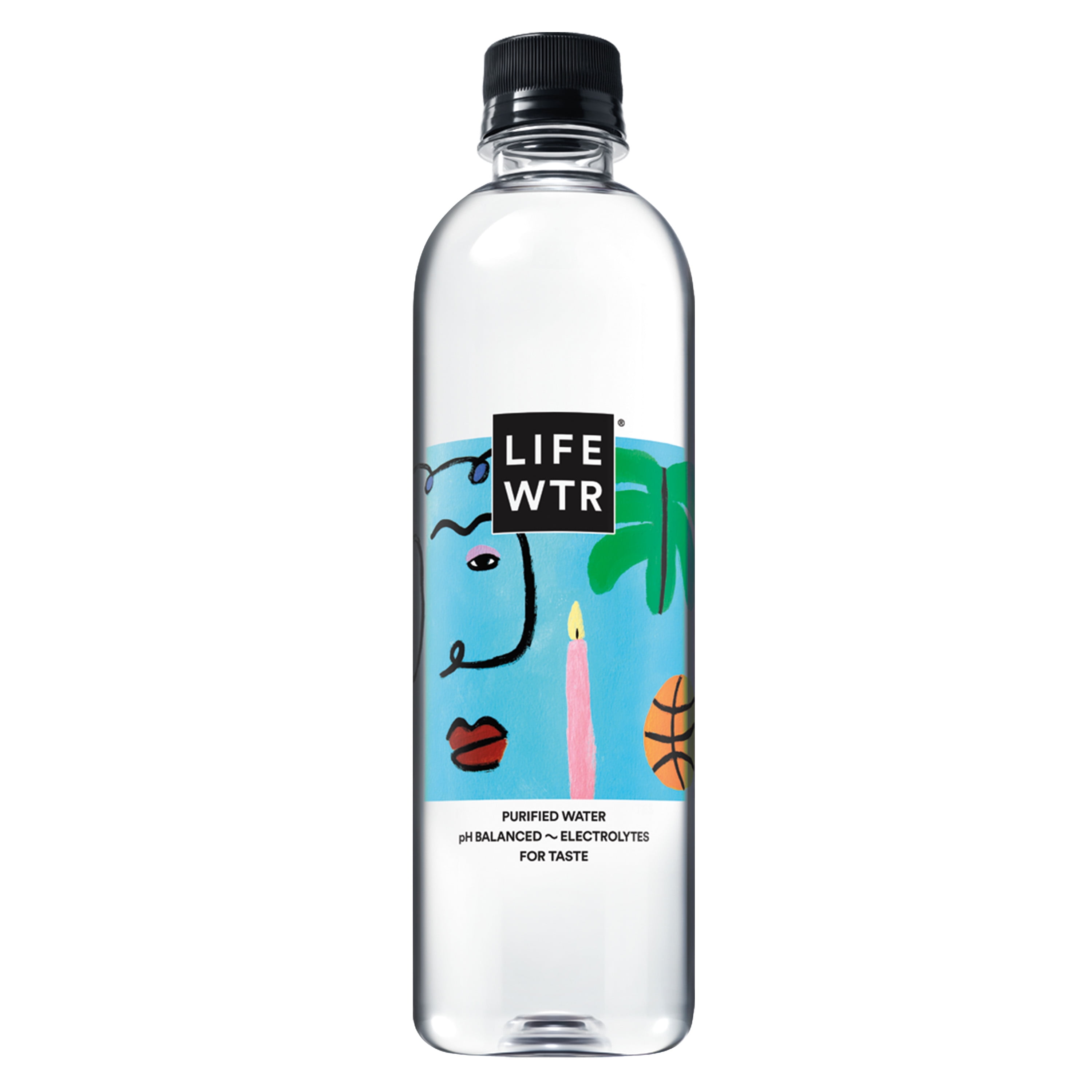 LIFEWTR, Purified Water, pH Balanced with Electrolytes For Taste, 20 oz
