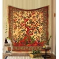 thumbnail image 2 of Gojian Tapestry Green Tree of Life Wall Hanging – Indian Cotton Full Size Bedspread, Picnic Sheet, Wall Decor,, Wall Art for Bedroom, 2 of 6