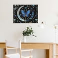 thumbnail image 5 of Pratyus Butterfly Stars Moon Modern Canvas Wall Art Decor Home Bedroom Kitchen Pictures 16x12in, 5 of 6
