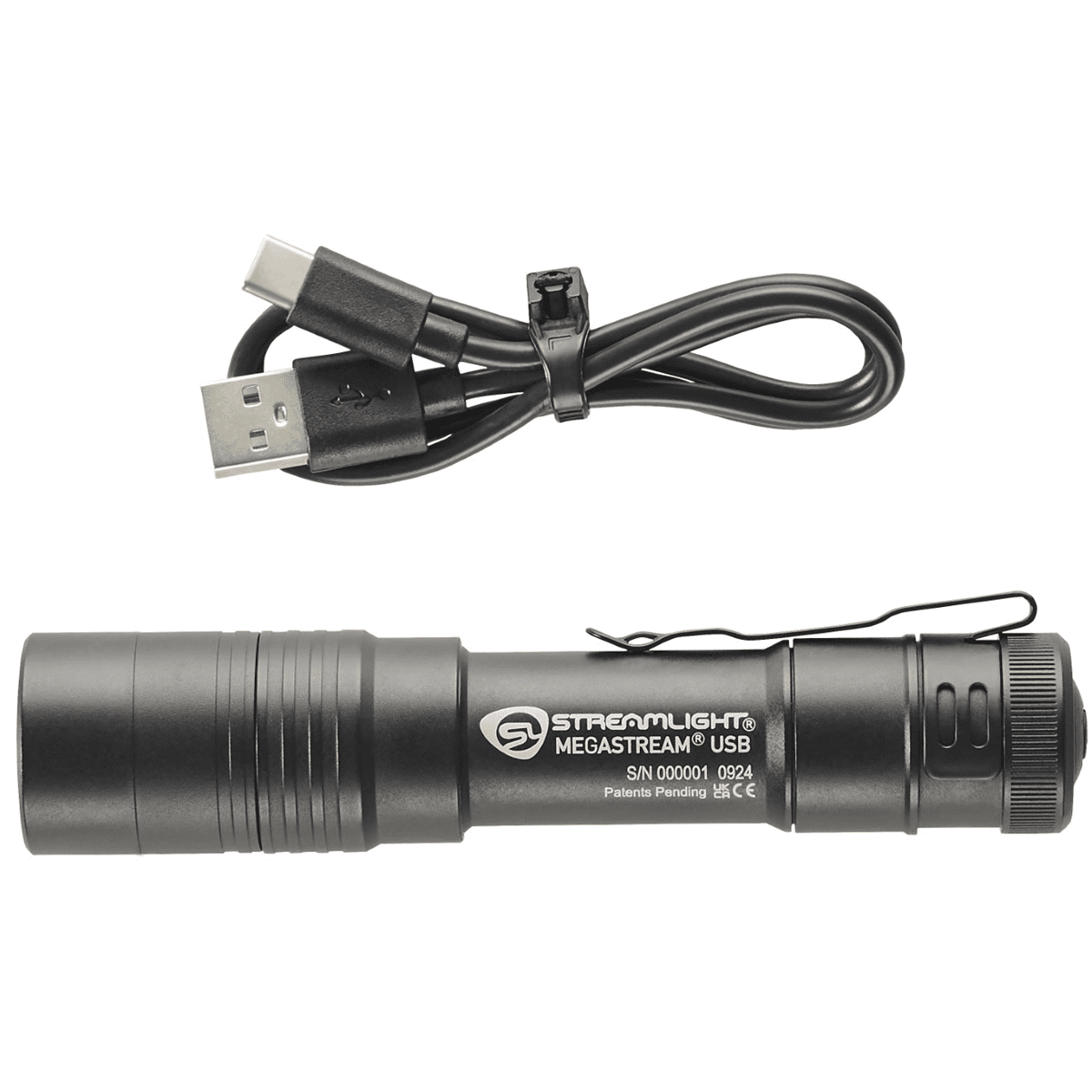 Streamlight 66210 Megastream USB Rechargeable Flashlight 1800 Lumens SL B34