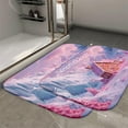 thumbnail image 2 of 1pc Candy House in Icy Mountains Absorbent Non-Slip Bathroom Thickened Flannel Rug Decor,Soft,Quick Drying,Suitable For Indoor/outdoor Use,Bathrooms,Bedrooms,Kitchens,Terrace,Laundry Rooms,16"x24", 2 of 9
