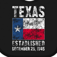 thumbnail image 4 of Inktastic Established December 29, 1845 Texas Flag Boys or Girls Baby Bib, 4 of 4