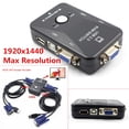 thumbnail image 4 of Caja Divisoria USB2.0 de 2 Puertos KVM VGA SVGA 1920 X 1440 Switch + Dos Cables KVM, 4 of 5