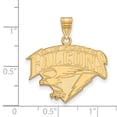 thumbnail image 2 of 14k Gold LogoArt United States Air Force Academy Falcons Large Pendant Q4Y017USA, 2 of 3