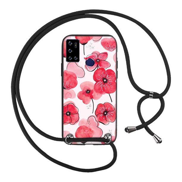 Funda con cordón para teléfono, carcasa con Collar para modelo 1B, 2020, 5002D, 1A, 1C, 2019, 1L, 1S, 3L, 1SE, 1V, 1X, 2018, 3X Fivean unisex