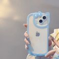 thumbnail image 1 of Sanrio-fundas transparentes de Hello Kitty para iPhone, accesorios a prueba de golpes para modelos 14, 13, 11, 12 Pro Max, XS, XR, 7, 8 Plus, SE2020, Y2K Fivean unisex, 1 of 2